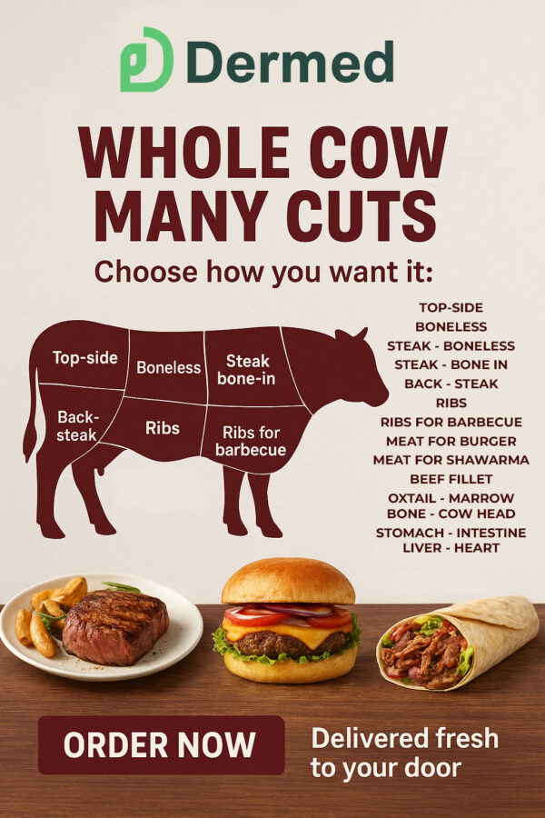 Whole Cow - Many Cuts